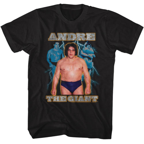 Andre The Giant Lightning Adult Short-Sleeve T-Shirt