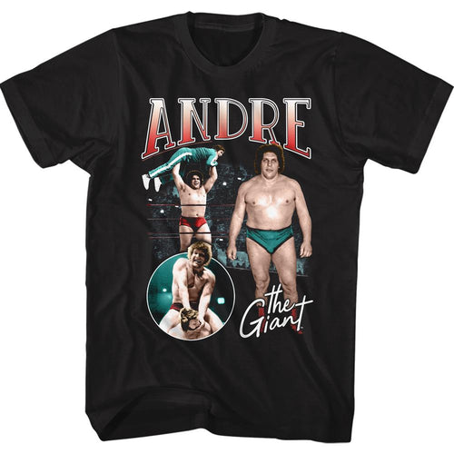 Andre The Giant Special Order Multi Scene Adult Short-Sleeve T-Shirt