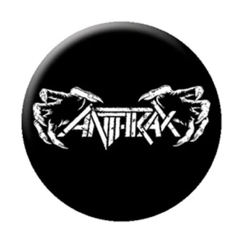 Anthrax Death Hands 1.25 Inch Button