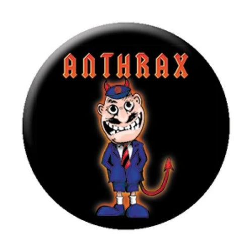 Anthrax Devil Man 1.25 Inch Button