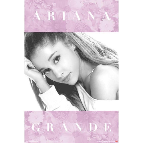 Ariana Grande Floral Poster - 22 In x 34 In Posters & Prints