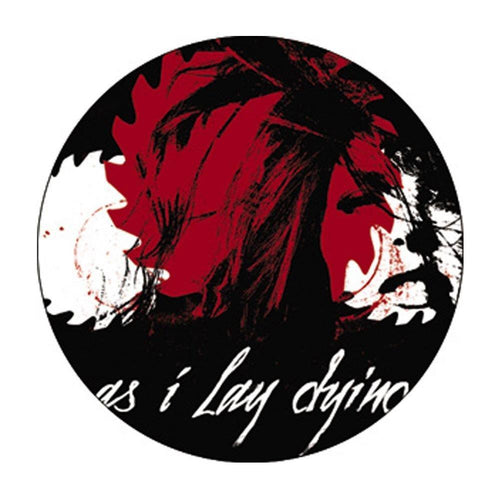 As I Lay Dying Saw Blade Button