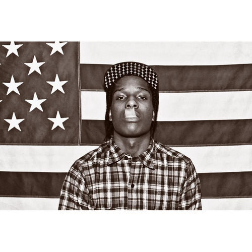 ASAP Rocky Flag Poster - 36 In x 24 In Posters & Prints