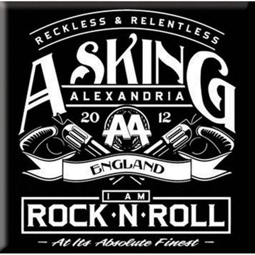 Asking Alexandria Rock N Roll Fridge Magnet 