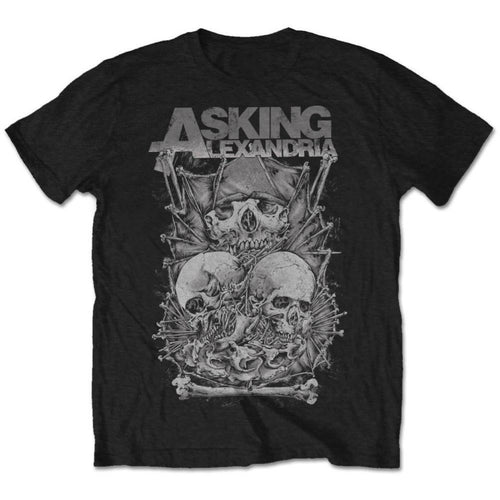 Asking Alexandria Skull Stack Unisex T-Shirt