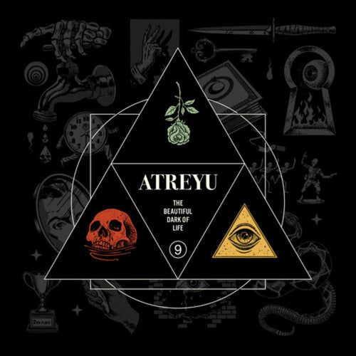 Atreyu - Beautiful Dark Of Life - Red Teal & Yellow Swirl - Vinyl LP