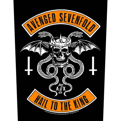 Avenged Sevenfold Biker Back Patch