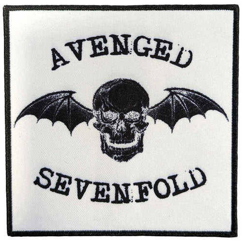 Avenged Sevenfold Classic Deathbat Negative Standard Printed Patch