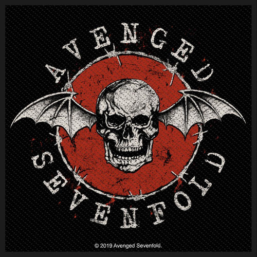 Avenged Sevenfold Distressed Skull Standard Woven Patch