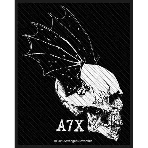 Avenged Sevenfold Skull Profile Standard Woven Patch
