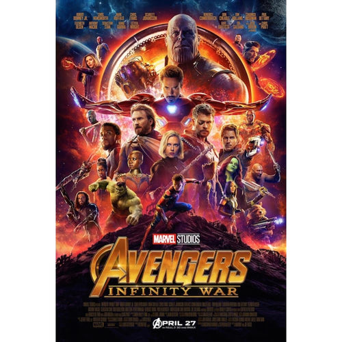 Avengers Infinity War One Sheet Poster - 24 In x 36 In