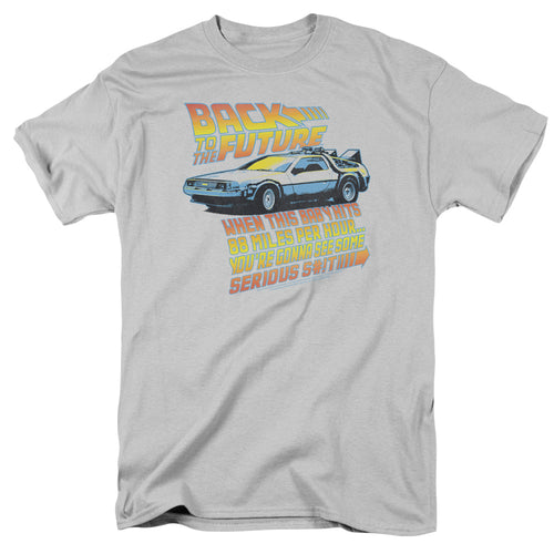 Back To The Future 88 Mph Men's 18/1 Cotton Short-Sleeve T-Shirt