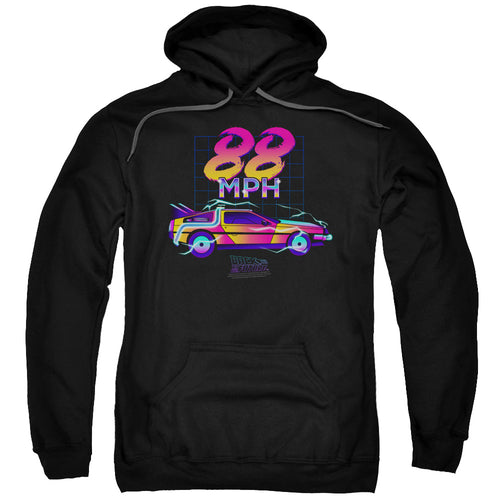 Back To The Future 88 Mph Men's Pull-Over 75 25 Poly Hoodie