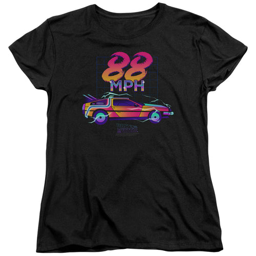 Back To The Future 88 Mph Women's 18/1 Cotton Short-Sleeve T-Shirt