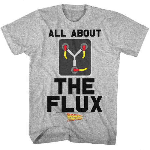 Back To The Future Special Order All About Flux Adult S/S T-Shirt