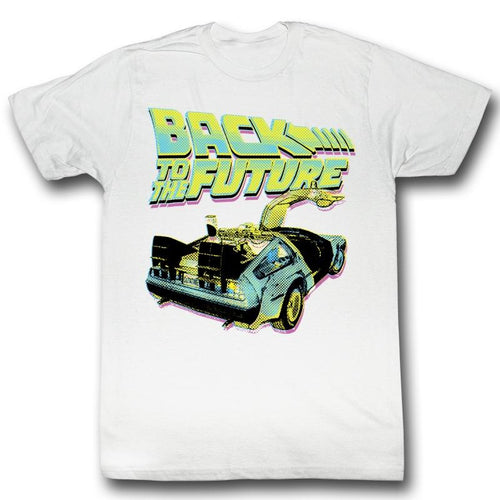 Back To The Future Special Order Btf Neon Adult S/S T-Shirt