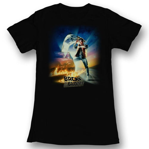 Back To The Future Special Order Btf Poster Juniors S/S T-Shirt