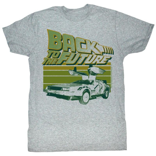 Back To The Future Special Order Green Flight Adult S/S T-Shirt