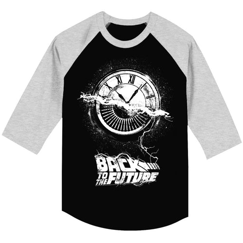 Back To The Future Special Order Wheel Of Time Adult 3/4 Sleeve Raglan