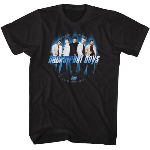Backstreet Boys Blue Circle Adult Short-Sleeve T-Shirt