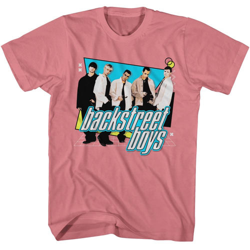 Backstreet Boys Geometric Shapes Adult Short-Sleeve T-Shirt