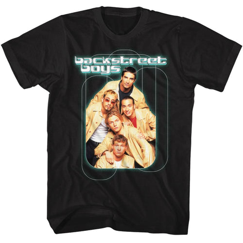 Backstreet Boys Loops W Teal Glow Adult Short-Sleeve T-Shirt