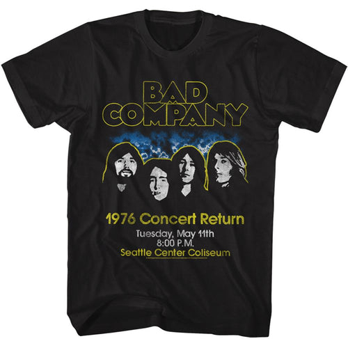 Bad Company Special Order Bad Company Concert Return Adult Short-Sleeve T-Shirt