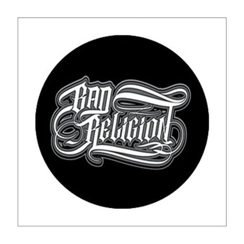 Bad Religion Script Logo Button