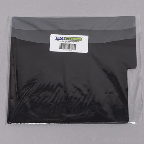 Bags Unlimited DLPp40K5Pk LP Black Divider Card 12X13 40 Gg 5 Pk