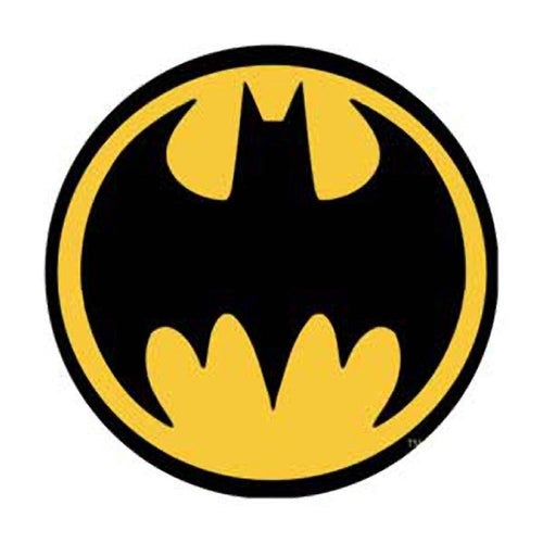 Batman Black Logo Button