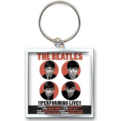 Beatles 1962 Performing Live Keychain
