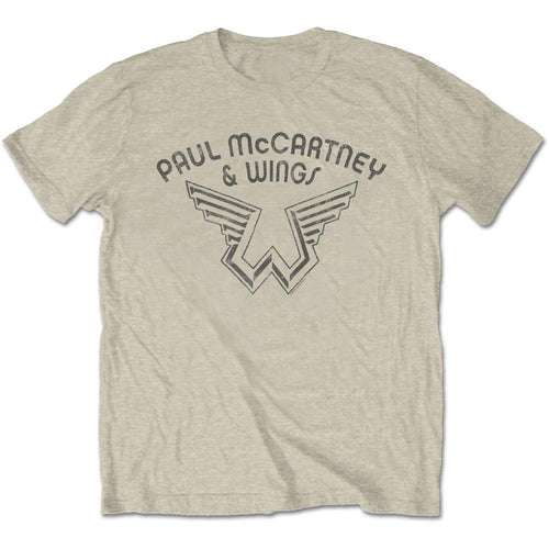 Beatles Paul McCartney Wings Logo Unisex T-Shirt
