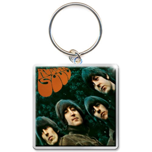 Beatles Rubber Soul Album Keychain