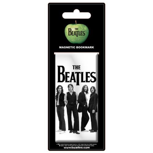 Beatles White Iconic Image Magnetic Bookmark