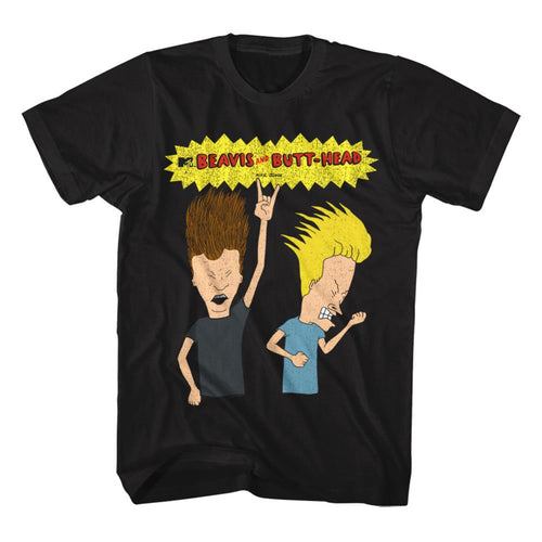 Beavis And Butthead Special Order Rockin Out Adult Short-Sleeve T-Shirt