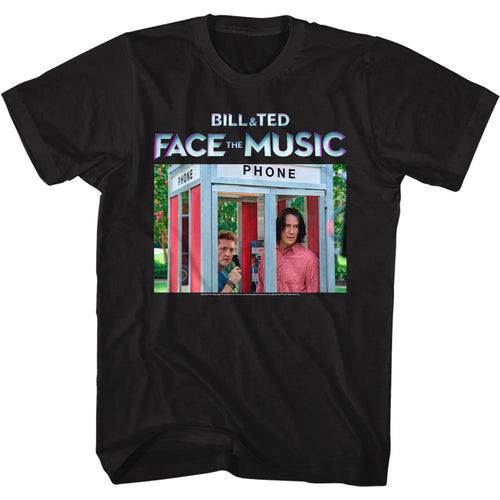 Bill And Ted Face The Music Special Order B&T Face The Music Booth Color Adult Short-Sleeve T-Shirt