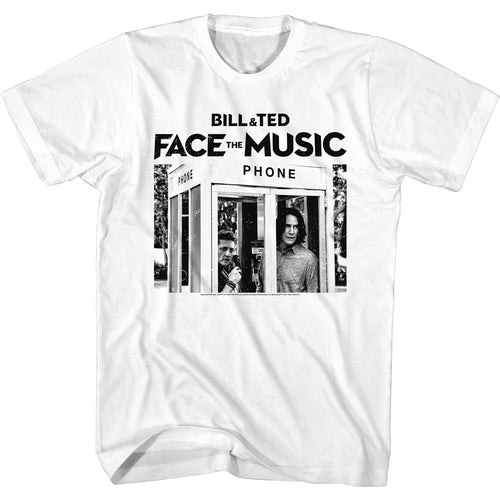 Bill And Ted Face The Music Special Order B&T Face The Music Phone Booth Adult Short-Sleeve T-Shirt