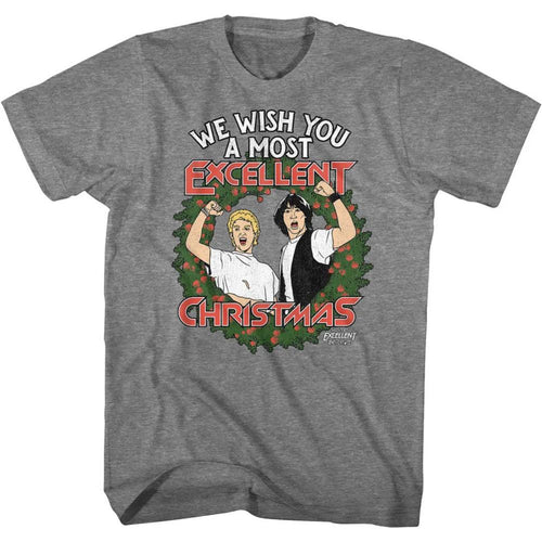Bill And Ted Special Order Excellent Christmas Adult Short-Sleeve T-Shirt