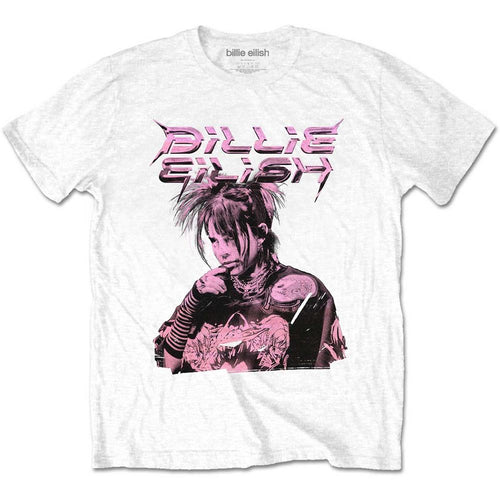 Billie Eilish Purple Illustration Unisex T-Shirt