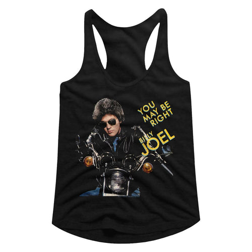 Billy Joel Special Order You May Be Right Ladies Racerback
