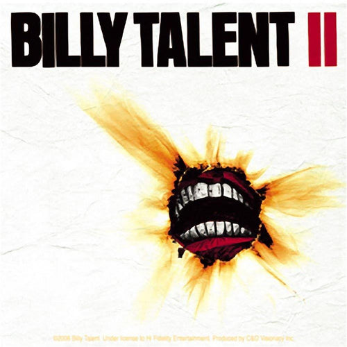 Billy Talent Album Ii Sticker