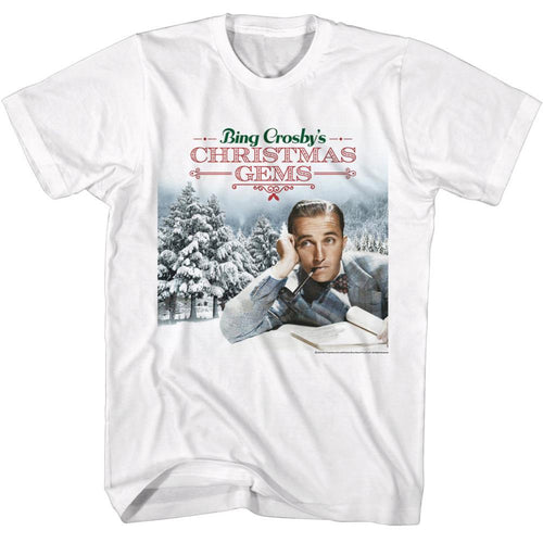 Bing Crosby Christmas Gems Adult Short-Sleeve T-Shirt