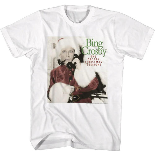 Bing Crosby Special Order Christmas Sessions Album Adult Short-Sleeve T-Shirt