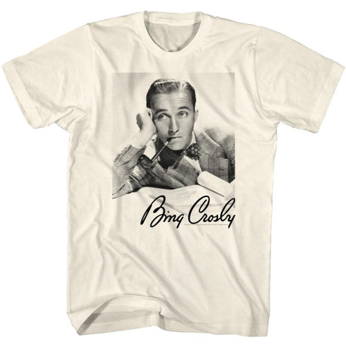 Bing Crosby Special Order Lean Pipe Signature Adult Short-Sleeve T-Shirt