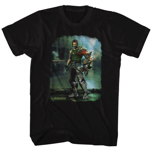 Bionic Commando Special Order Damaged Road Adult S/S T-Shirt