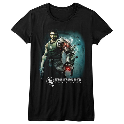 Bionic Commando Steam Arm Juniors Short-Sleeve T-Shirt