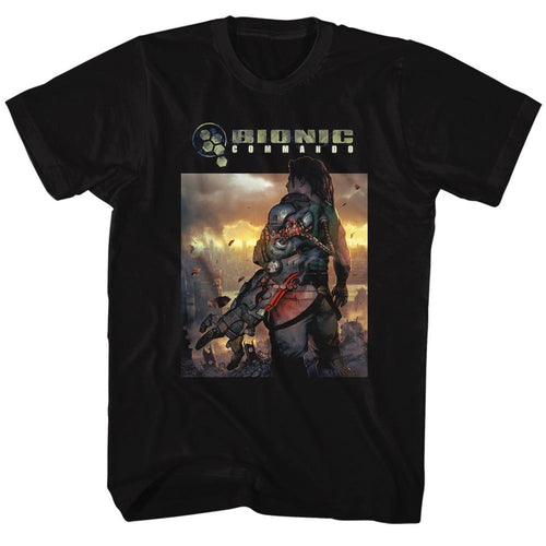 Bionic Commando The World Burn Adult Short-Sleeve T-Shirt