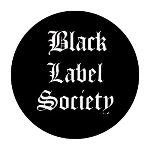 Black Label Society Logo Button