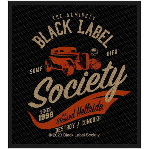 Black Label Society The Blessed Hellride Standard Woven Patch