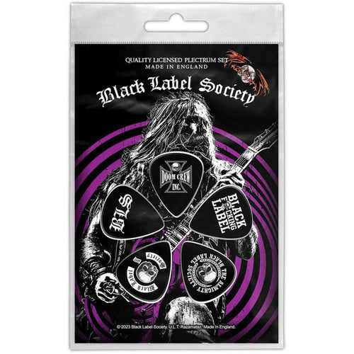 Black Label Society Zakk Wylde Guitar Pick Pack